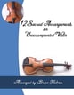 12 Sacred Arrangements for Unaccompanied Violin P.O.D. cover